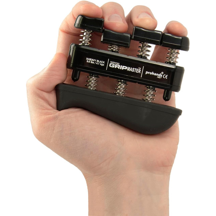 Тренажер для рук та пальців Gripmaster Medical X-Heavy, чорний, 4,1 кг