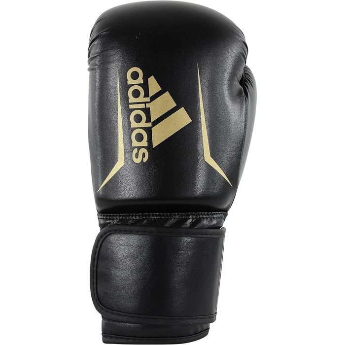 Боксерські рукавички Adidas Speed 50, чорно-золоті, 14 oz, для дорослих
