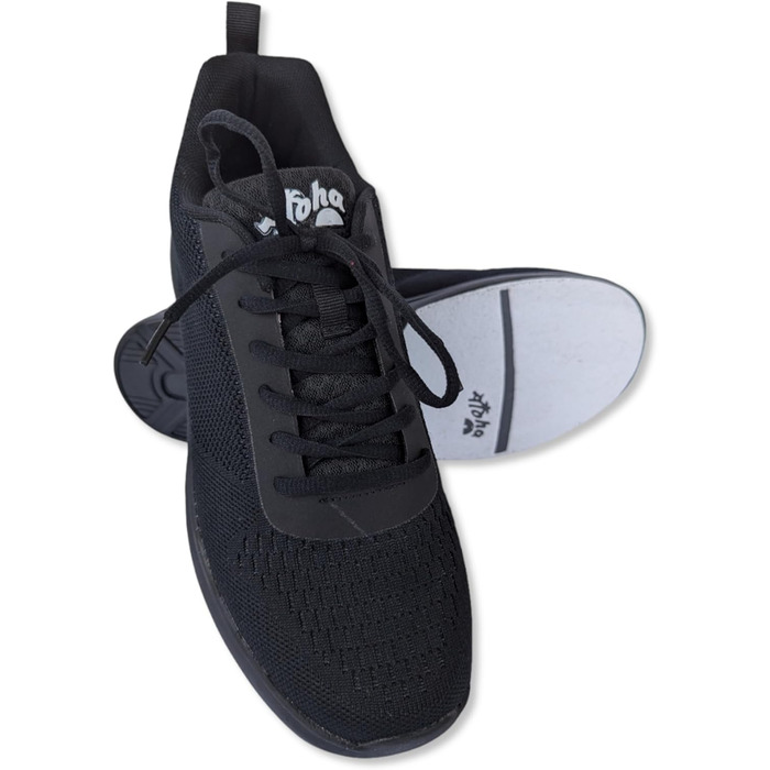 Жіноче/Чоловіче/Юнацьке взуття для боулінгу Aloha HexaGo – для правші та лівші, чорний, 38 EU