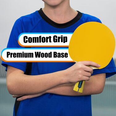 Набір столів тенісних ракеток Senston (4 шт.) – Яскраві варіанти для розваг та сімейного відпочинку | Ідеальний набір для підлітків та дорослих!