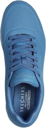 Кросівки Skechers UNO Stand on Air для чоловіків, блакитний матеріал Durabuck Mesh, розмір 47.5 EU