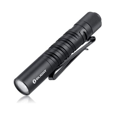 Ліхтарик Olight I3T EOS 180 люмен, міні, водонепроникний IPX8, алюмінієвий корпус, чорний - для кемпінгу та походів