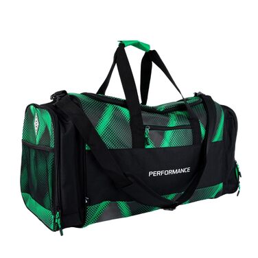 Спортивна сумка Borussia Mönchengladbach 'Performance' зелена — офіційний фан-мерч, тренувальна сумка з логотипом клубу