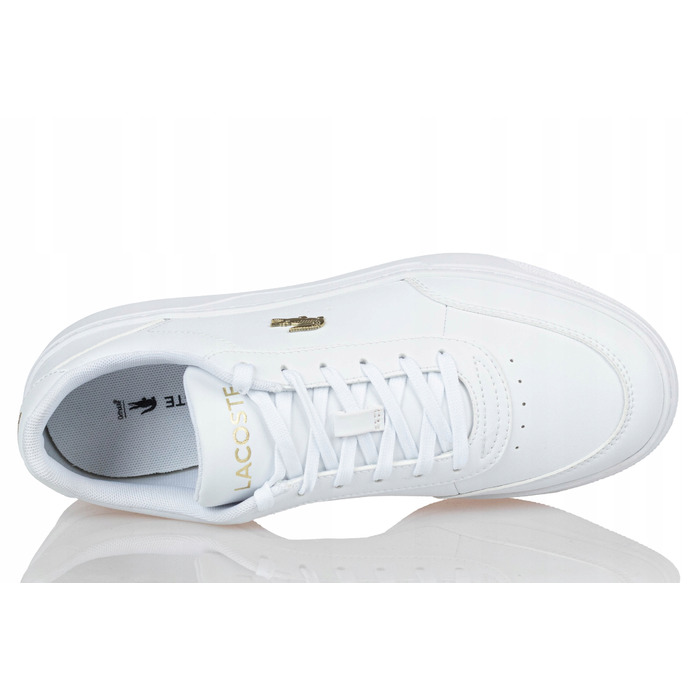Жіночі шкіряні кросівки Lacoste Court Pro 225 3 Sfa, білі (артикул 750SFA0071216), розмір 38