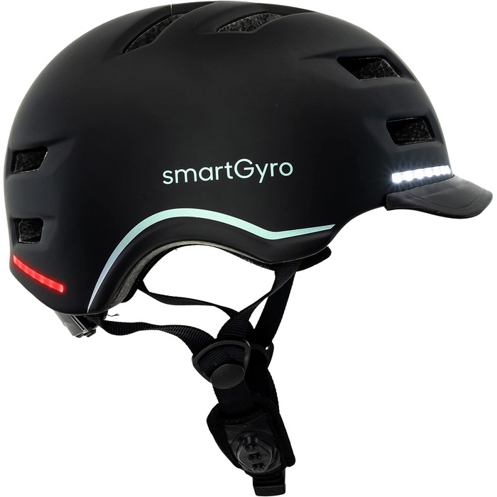 Смарт-шолом SMARTGYRO PRO чорний L, захисний шолом для спорту