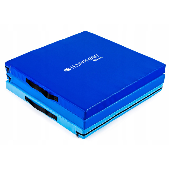 Гімнастичний килимок Sapphire, синій, 180 см х 60 см