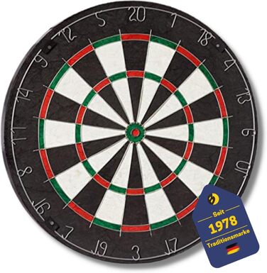 Дартс BEST SPORTING 45,5 см, турнірний, сіслова мішень з металевою рамкою для сталевих дротиків, аксесуари для дартсу