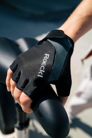 Велосипедні рукавички Roeckl Sports Basel 2 Performance, унісекс, чорний, розмір 6-12 8, 5 кольорів