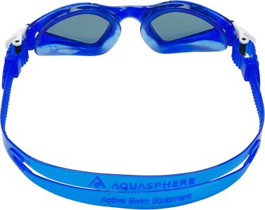 Дитячі окуляри для плавання Aquasphere Kayenne JR з УФ-захистом, силіконовим ущільненням, антифогом та захистом від протікань, для хлопчиків і дівчат від 6 років, синьо-білі, універсальний розмір