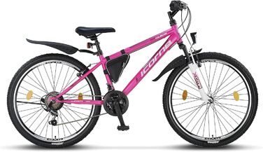 Гірський велосипед Licorne Bike Guide Premium 26 дюймів, 21 швидкість, для дівчат, хлопців, жінок та чоловіків
