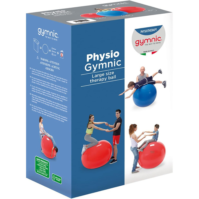 Гімнастичний м'яч GYMNIC Physio, червоний, 12 см, для фітнесу та реабілітації