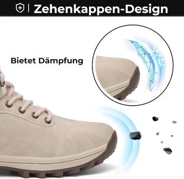 Зимові черевики Mishansha для чоловіків та жінок. Теплі, з підкладкою, зимові чоботи для активного відпочинку. Розміри 36-48 EU, колір слонова кістка