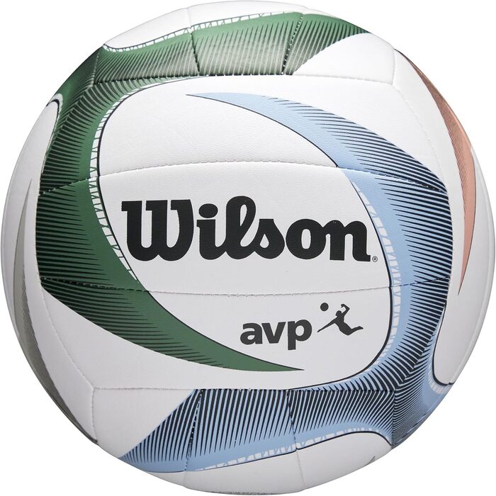 Волейбольний м'яч Wilson AVP PXL, білий/синій/зелений