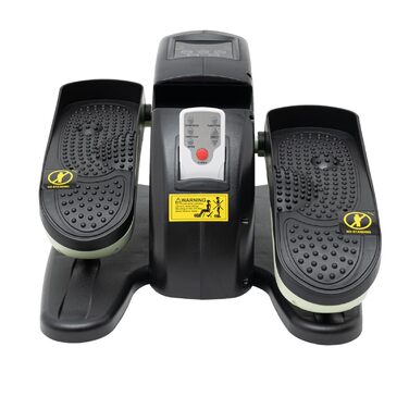 Еліптичний тренажер під стіл, електричний з масажем ніг, міні крострейнер з пультом, LCD-трекер, для молоді, літніх та дорослих