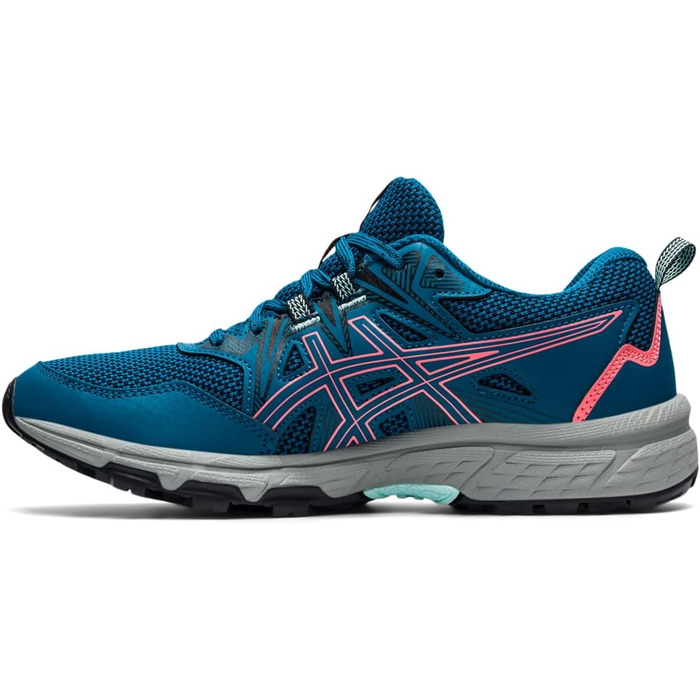 Жіночі кросівки для бігу ASICS Gel-Venture 8, 37.5 EU, кольори Deep Sea Teal та Blazing Coral