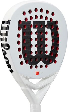 Падель ракетка Wilson Bela LT V2.5, карбон/EVA, 355 г, біла