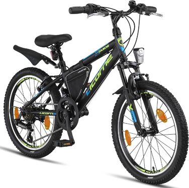 Гірський велосипед Licorne Bike Guide Premium 20 дюймів, 18 швидкостей, для дітей та дорослих, дівчат і хлопців