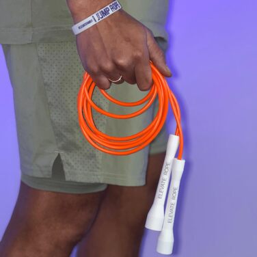 Набір скакалок Elevate Rope: 2 шт. з регулюванням, додаток для тренувань, для дорослих та дітей, швидкісні та з перлинками, для занять вдома та на вулиці