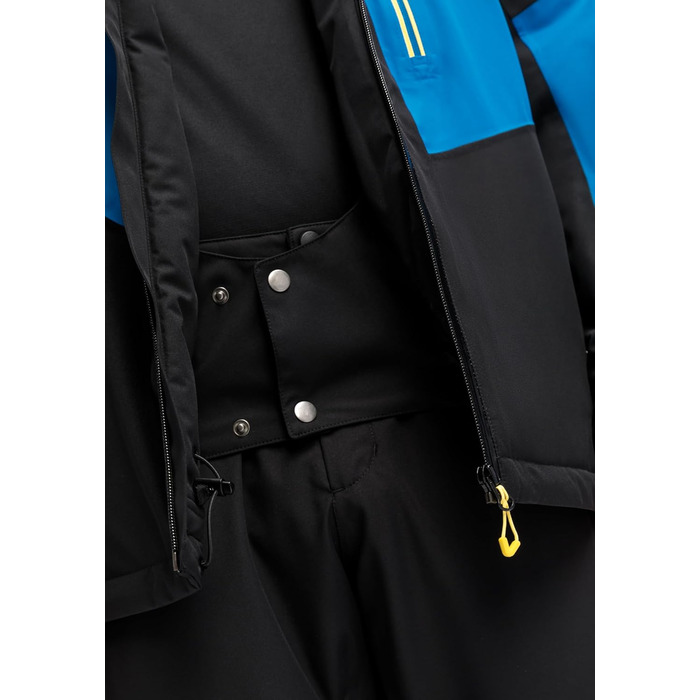 Чоловіча гірськолижна куртка Maier Sports Beskid 60 Black/Imperial Blue: водонепроникна, дихаюча, з 4-стороннім стретчем та утепленням mTHERM
