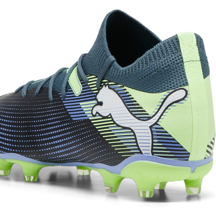 Кросівки футбольні PUMA Future 7 Match Fg/Ag (40 EU, Сірий/Білий/Яблуко)