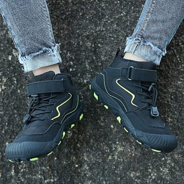 Дитячі спортивні кросівки для трекінгу та вуличної бігу, чорні (32 EU)