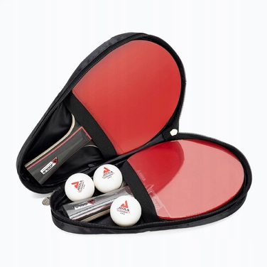 Набір для настільного тенісу JOOLA Duo Pro: 2 ракетки, 3 м'ячики та чохол