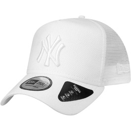 Кепка New Era Mesh Trucker Cap з логотипом New York Yankees, біла, універсальний розмір