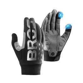 Велосипедні рукавички ROCKBROS зимові для жінок та чоловіків, Thinsulate, сенсорний екран, для MTB, катання, альпінізму та активного відпочинку, розмір M