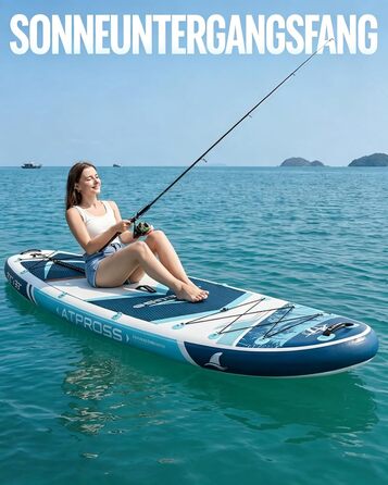 SUP дошка надувна 320 см з аксесуарами, вантажністю 200 кг, з EVA покриттям, синя - для дорослих