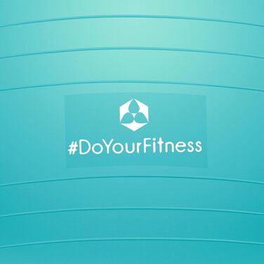 Гімнастичний м'яч DoYourFitness з насосом, 55–85 см, анти-вибуховий, для йоги, пілатесу, тренувань, офісу, балансу та вагітних