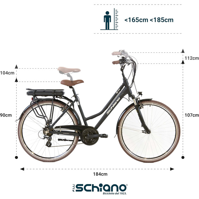 Електровелосипед F.lli Schiano E-Ride 28