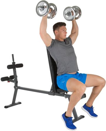Різнофункціональна лава для преса та жиму Hammer Ab Bench Perform One, антрацит/чорний, 160 x 32 x 119 см