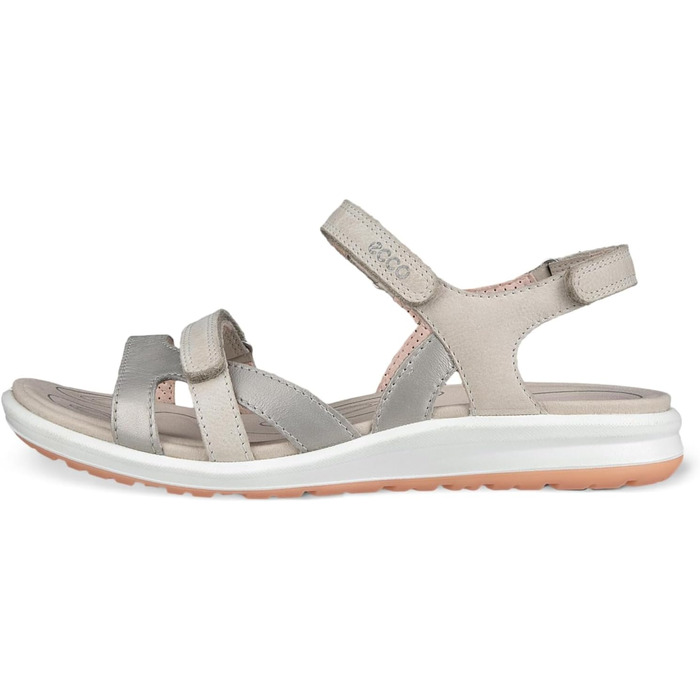 Жіночі сандалії ECCO Cruise II Flat 39 EU, бежевий, сірий, рожевий, пісочний