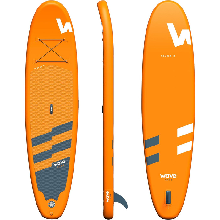 Надувний SUP-борд Wave Tourer Premium: комплект з аксесуарами | Широкий, з неслизьким покриттям, для юніорів та дорослих