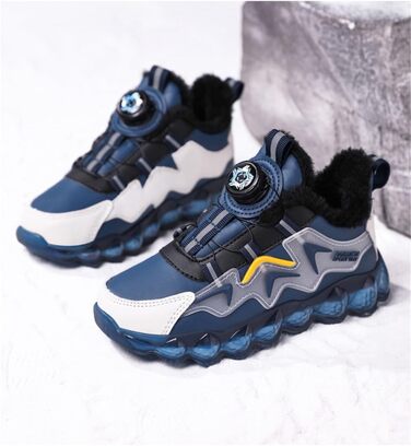 Дитячі зимові черевики Kinder для хлопчиків, неслизькі, трекінгові, теплі, зручні, для вулиці та залу, розмір 37 EU