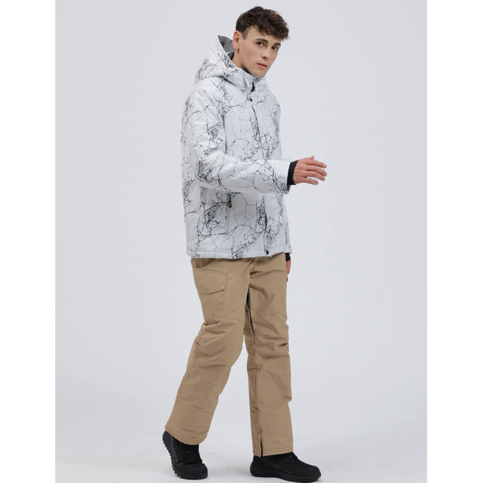 Спортивний костюм YEEFINE для чоловіків: куртка та штани, розмір L, колір хакі