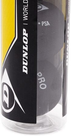 М'яч для сквошу Dunlop Pro XX, 3 шт. у тубусі