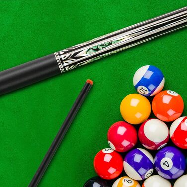 Більярдний кий HomeSeason Billardqueue з скловолокна, 147,3 см, професійний з низьким відбиттям та сумкою