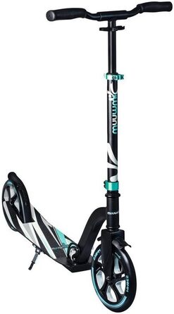 Алюмінієвий самокат Muuwmi Pro, 230/205 мм, ABEC 7, регульований, XL дека, BMX кермо, сертифікат GS