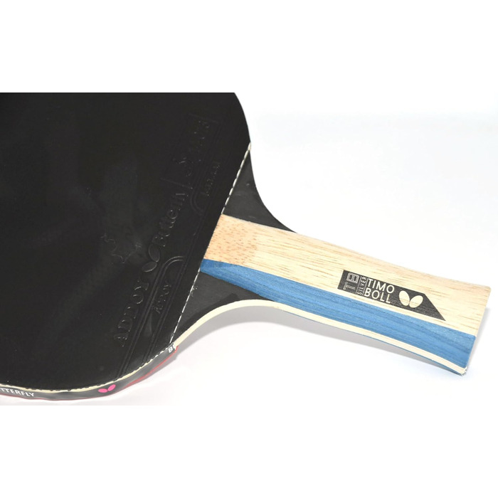 Накладка Butterfly Timo Boll Silver для настільного тенісу, ITTF сертифікат, анатомічна ручка, для амбітних гравців, преміум якість