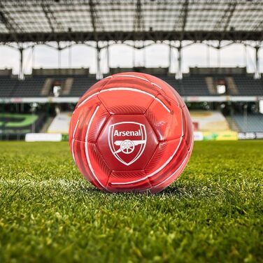 М'яч для футболу Hy-Pro Arsenal F.C. | Розмір 5, Тренувальний, Матчевий, Офіційно ліцензований товар, для дітей та дорослих