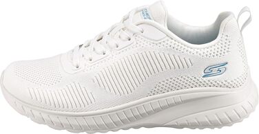 Жіночі кросівки Skechers Bobs Squad Chaos Face-Off, білого кольору, текстильні (Engineered Knit), розмір 38.5 EU
