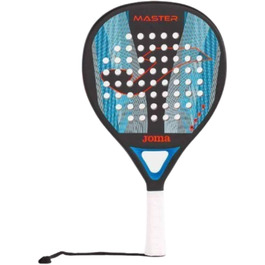 Падель ракетка Joma Master, професійна, карбон 1K, 360-380 г, крапля, синя