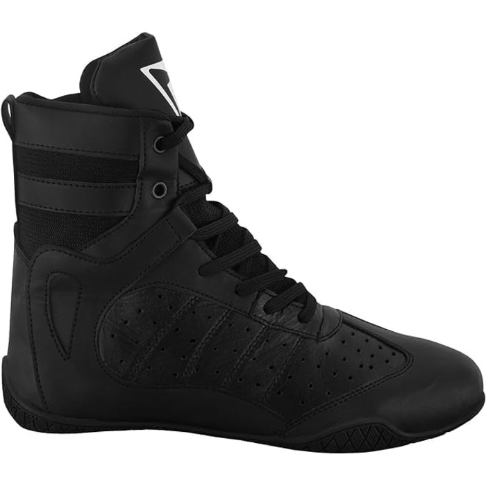 Боксерські черевики для чоловіків, Муай Тай, кікбоксинг, спаринги, підлітки, боксери, тренери, бойові мистецтва, дихаючі, бодібілдинг, чорний колір, розмір 38-47