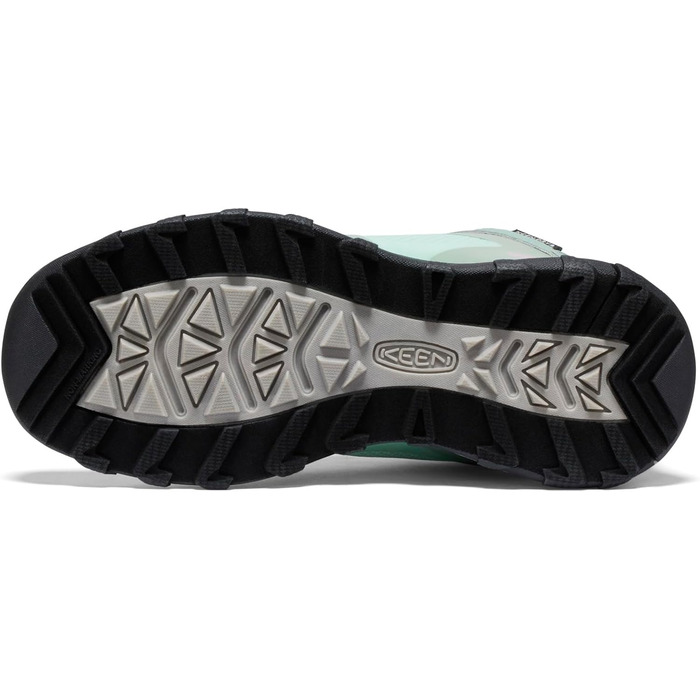 KEEN Wanduro Mid - водонепроникні трекінгові кросівки для дітей (Granite Green Ibis Rose, 30 EU)