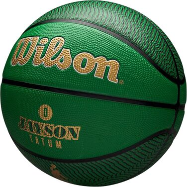 М'яч для баскетболу Wilson NBA Player Icon, розмір 3 та 7, зелений/білий