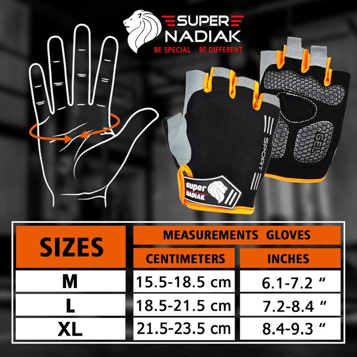 Велосипедні рукавички літнього сезону: чоловічі та жіночі, напівпальцеві, для MTB, BMX, фітнесу, чорно-помаранчеві, XL