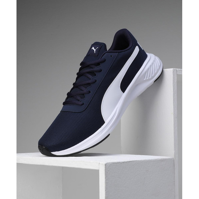 Кросівки для бігу PUMA Night Runner V2 (Чорний, Білий, Navy, Білий) 44.5 EU