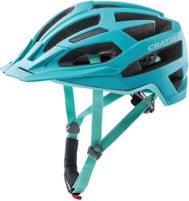 Унісекс велосипедний шолом Cratoni C-Flash MTB, бірюзовий, універсальний розмір