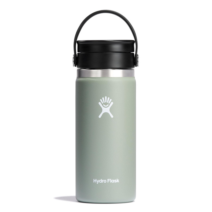 Термос Hydro Flask 473 мл з вакуумною ізоляцією зі сталі нержавіюючої, герметична кришка Flex Sip, для кави та напоїв, колір Agave